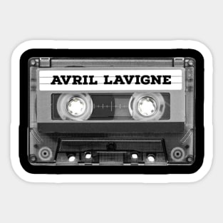 Avril Lavigne / Cassette Tape Style Sticker